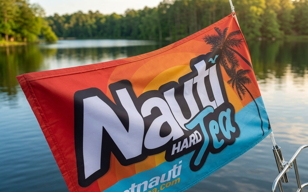 Nauti Tea© Outdoor Flag – Premium Outdoor Boat Nautical Flag
