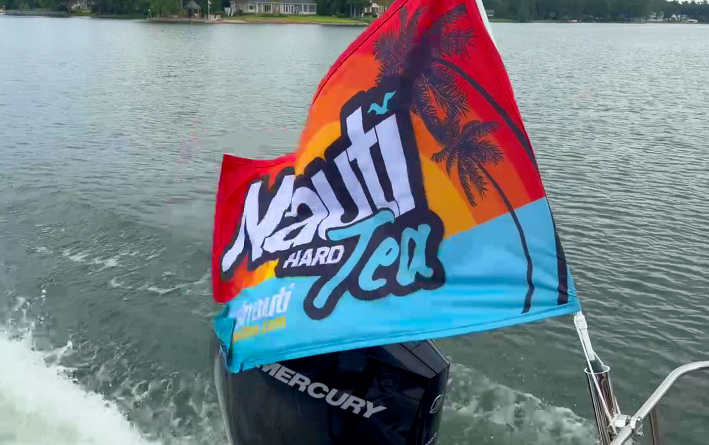 Nauti Tea© Outdoor Flag – Premium Outdoor Boat Nautical Flag