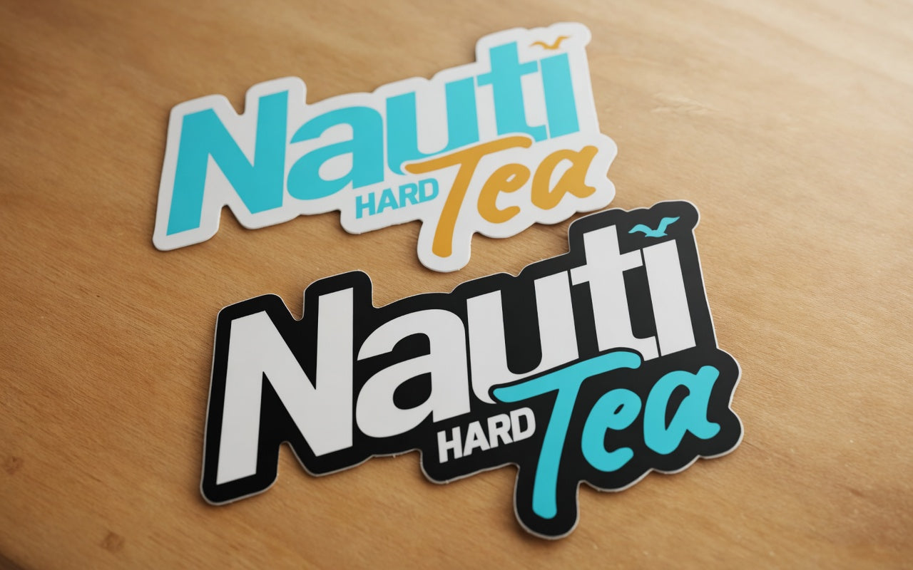 Nauti Tea© Die-Cut Sticker Pack (2 Stickers)