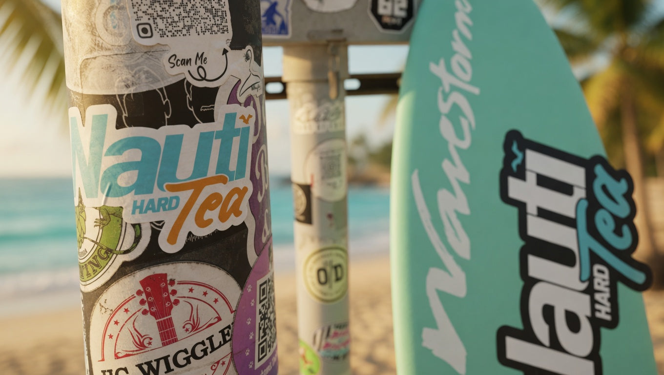 Nauti Tea© Die-Cut Sticker Pack (2 Stickers)